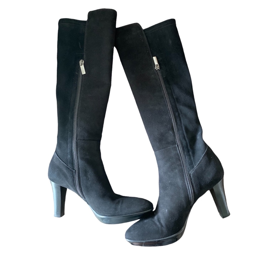 Aquatalia Black Heeled Boots